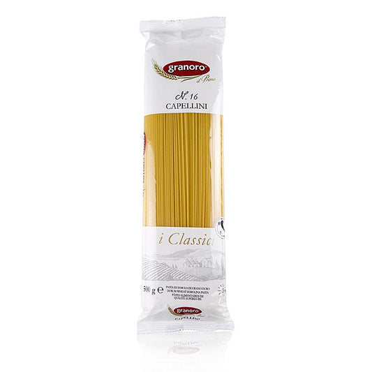 Granoro Capellini, sehr dünne Spaghetti, 1mm, No.16, 500 g