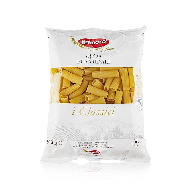 Granoro Rigatoni/ Elicoidali, kurze Röhren, No.23, 500 g