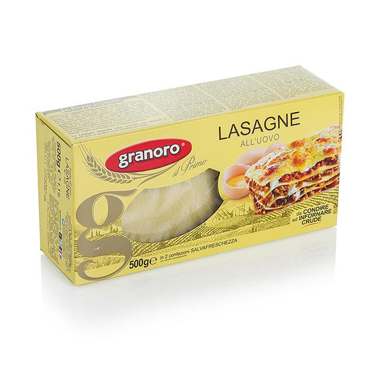 Granoro Lasagne mit Ei, 82 x 60 x 1mm, No.120, 500 g