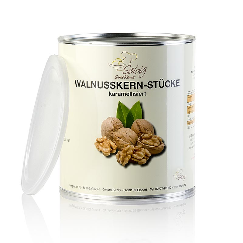 Walnusskern-Stücke, karamellisiert, 500 g