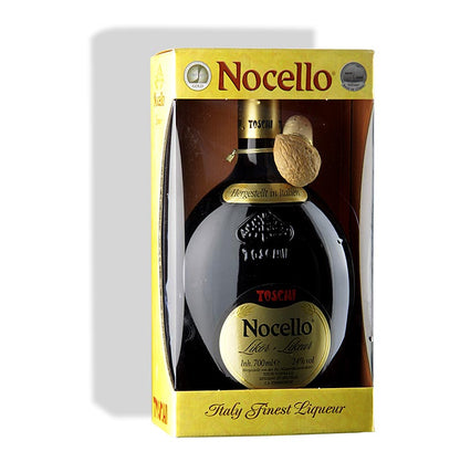 Nocello, Likör mit Walnuss und Haselnussaroma, 24% vol., Toschi, 700 ml