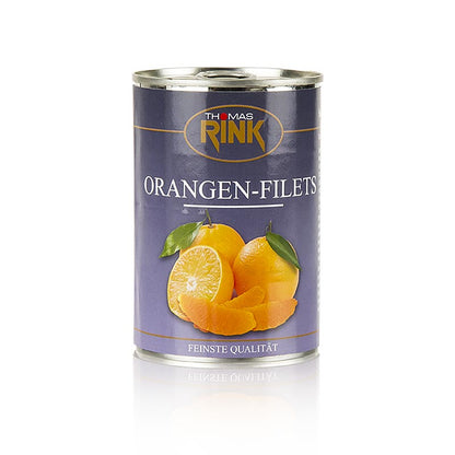 Orangen-Filets - kalibrierte Segmente, leicht gezuckert, 425 g