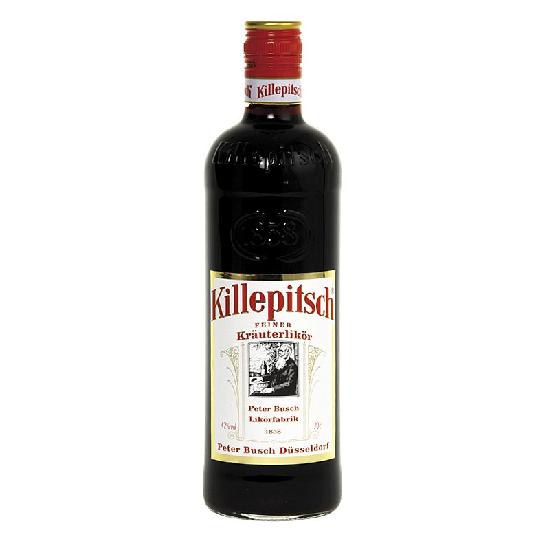 Killepitsch, Kräuterlikör, 42% vol., Likörfabrik Peter Busch, 700 ml