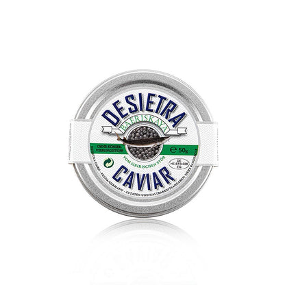 Desietra Baeriskaya Kaviar (baerii), Aquakultur, ohne Konservierungsmittel, 50 g