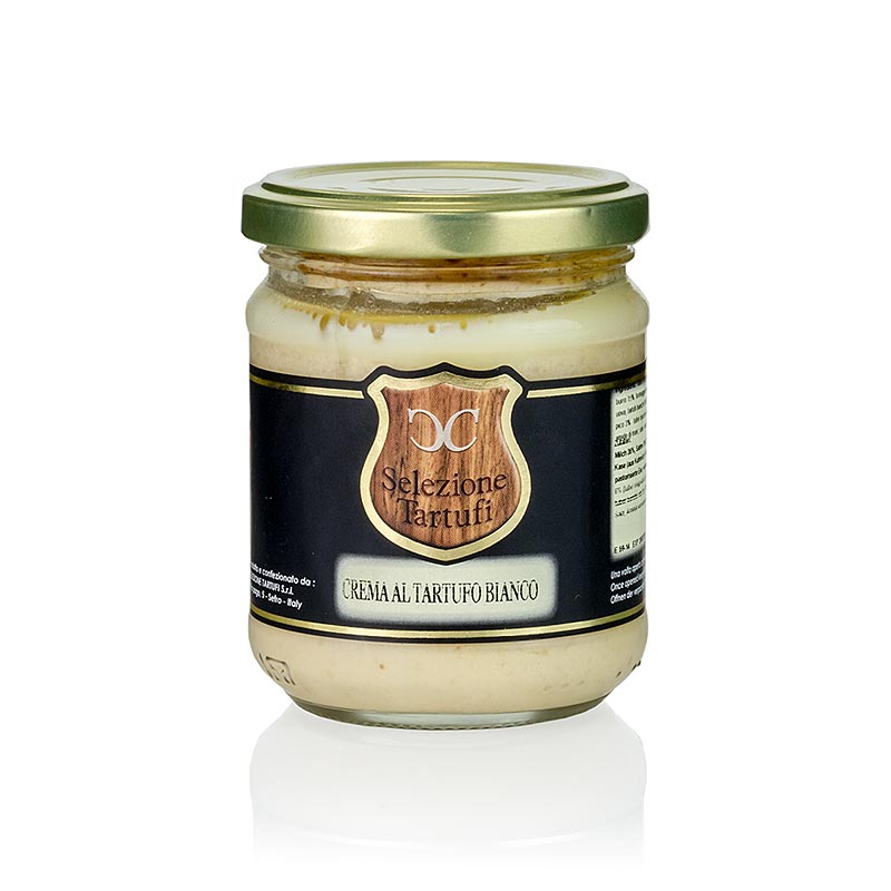 Trüffel-Creme, mit weißem Trüffel (tuber magnatum pico) Crema al Tartufo Bianco, 180 g