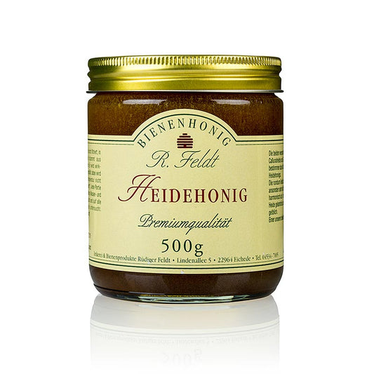 Heide-Honig, dunkel, cremig, aromatisch, heidetypisch kräftig, 500 g