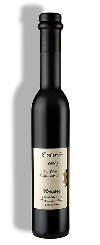 Weyers Bärlauchessig, Weißweinessig mit frischem Bärlauch, 5% Säure, 250 ml