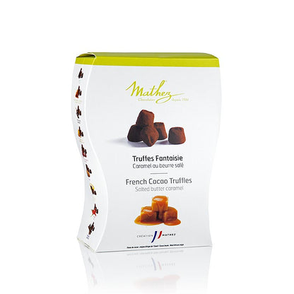 Trüffelkonfekt - Pralinen, Mathez, mit Karamell-Knusper, 250 g