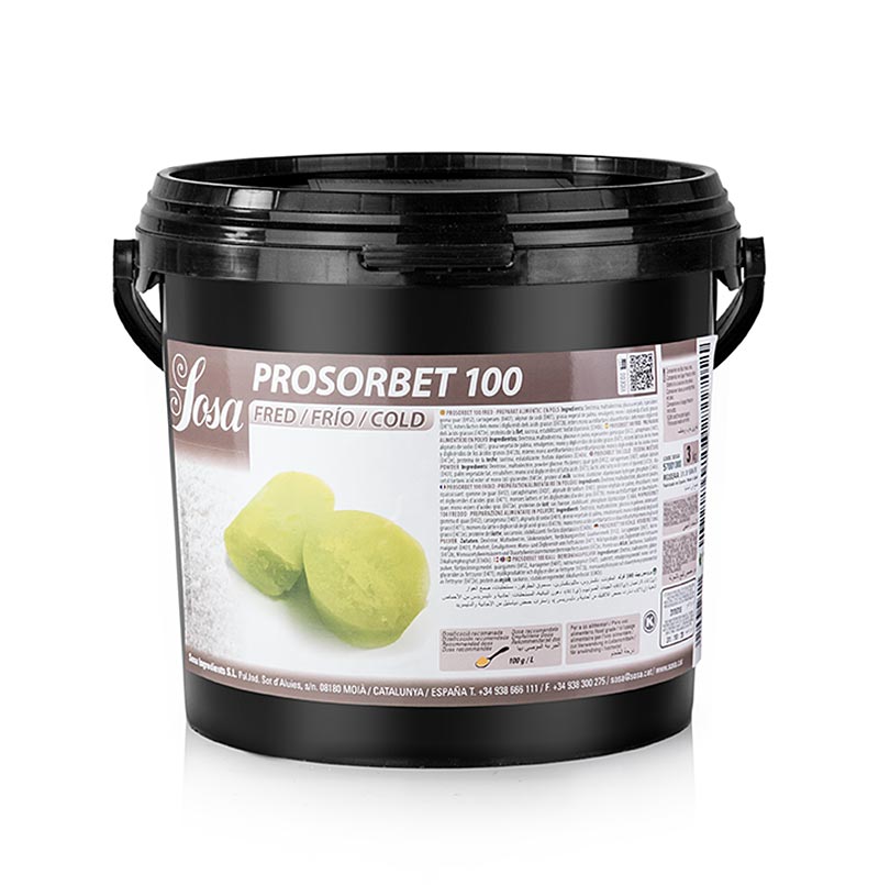 Pro Sorbet 100 kalt, Stabilisator für Sorbet, 3 kg