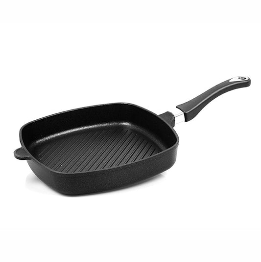 AMT Gastroguss, Grillpfanne, eckig, Induktion, 28x28cm, 5cm hoch, 1 St