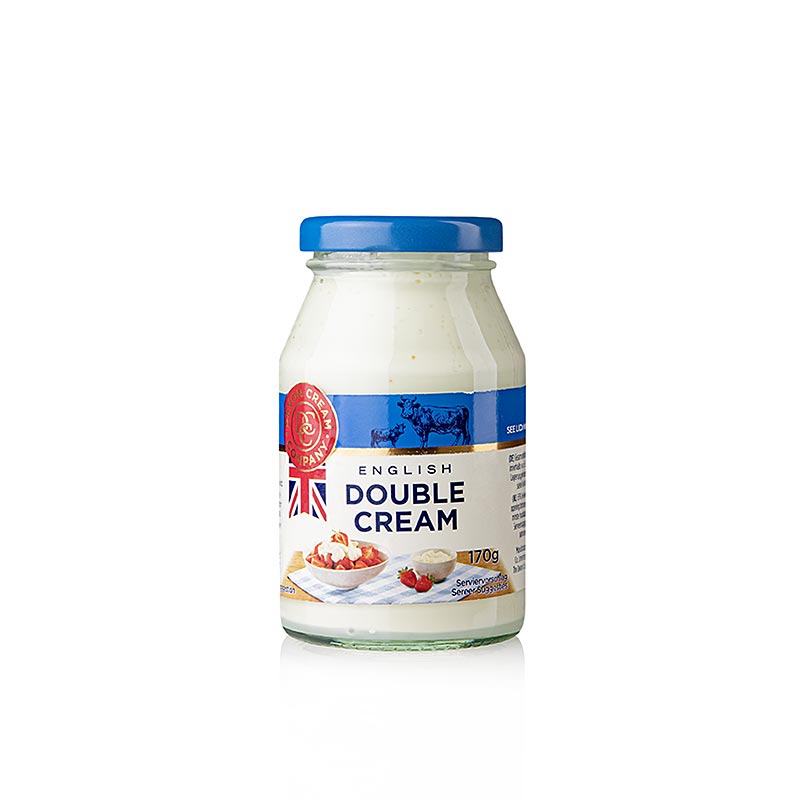 Englische Double Devon Cream, feste Creme, 48% Fett, 170 g