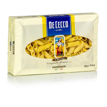 De Cecco Garganelli mit Ei, No.115, 250 g