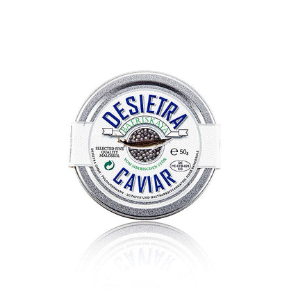 Desietra Baeriskaya Kaviar (Acipenser baerii), Aquakultur Deutschland, 50 g