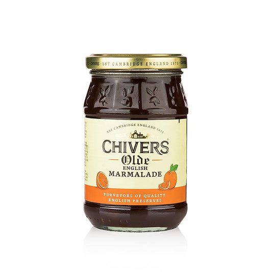 Chivers - Orangen Marmelade - mit grob geschnittener Orangenschale, dunkel & herb, 340 g