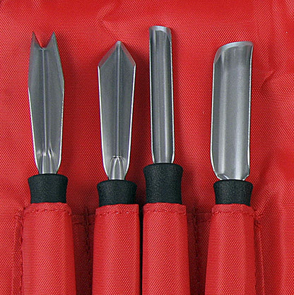 Schnitzmesserset "Professional" 8-tlg., Edelstahl, Triangel, Set