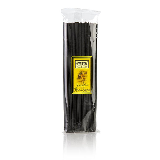 Spaghetti schwarz, mit Sepia-Tintenfischfarbe, Casa Rinaldi, 500 g