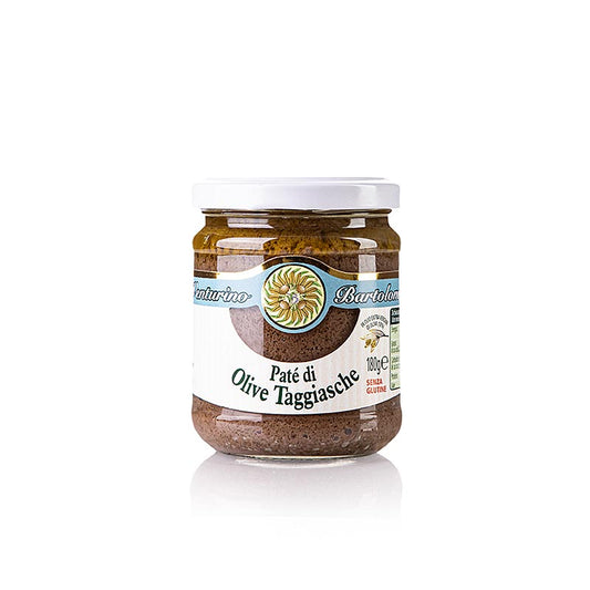 Oliven-Paste - Tapenade, schwarz, aus Taggiasca-Oliven, Venturino, 180 g