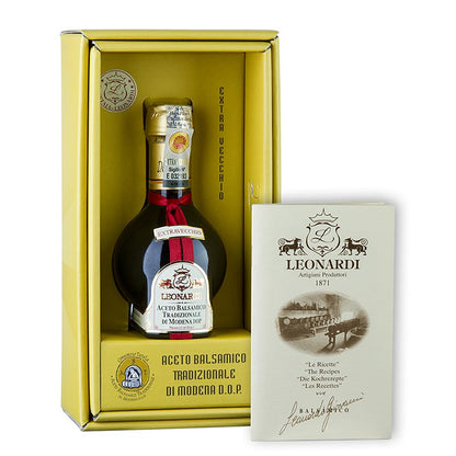 Aceto Balsamico Tradizionale di Modena DOP/g.U., Extravecchio, 25 J., Leonardi, 100 ml