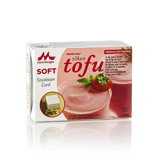 Seiden Tofu, soft, rot, Morinaga, 340 g