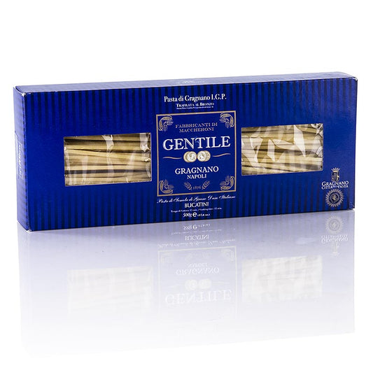 Pastificio Gentile Gragnano IGP - Bucatini, bronzegezogen, 500 g