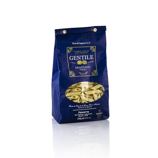 Pastificio Gentile Gragnano IGP - Pennette rigate, bronzegezogen, 500 g