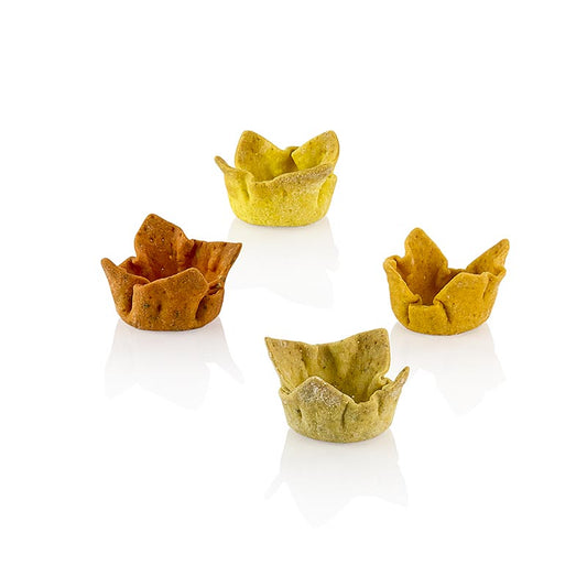 "Cups" Spicy Tartelettes, Curry-Falafel-Chili-Pfeffer, ø 3cmx1,5cm, Pidy, 384 g, 96 St