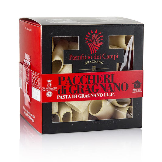 Pastificio dei Campi - No.55 Paccheri (halbe Canneloni), Pasta di Gragnano, IGP/g.U., 500 g