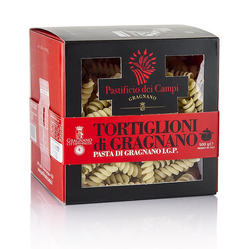 Pastificio dei Campi - No.24 Tortiglioni, Pasta di Gragnano, IGP/g.U., 500 g