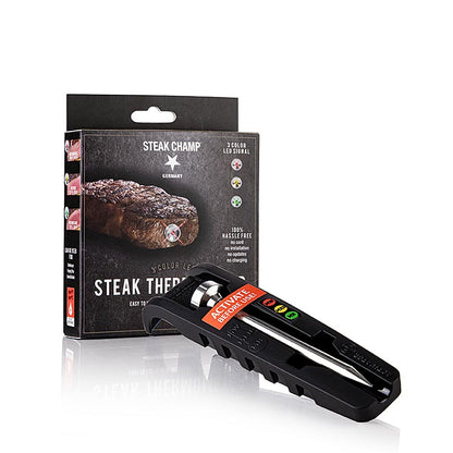 SteakChamp 3-Color-Pack, Garpunktanzeige für Steaks für 3 Garstufen, 1 St