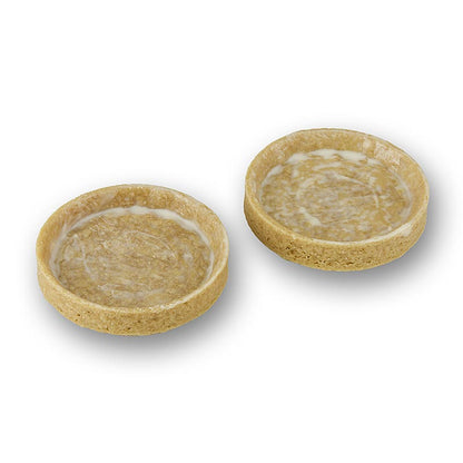 Dessert-Tartelettes mit AOP Butter, gecoated, ø 55x10mm h, 800 g, 100 St