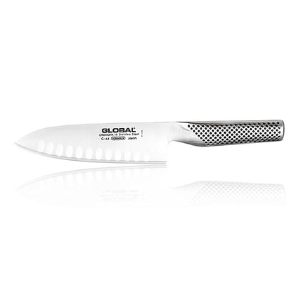 Global G-64 / G-84 Santoku Messer mit Kulle, 16cm, 1 St