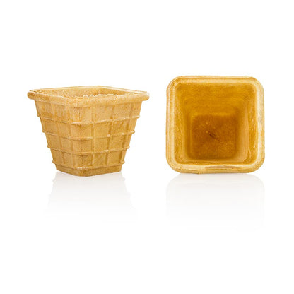 Portions Waffelbecher, 48x48x56mm, 80ml, 1,9 kg, 600 St