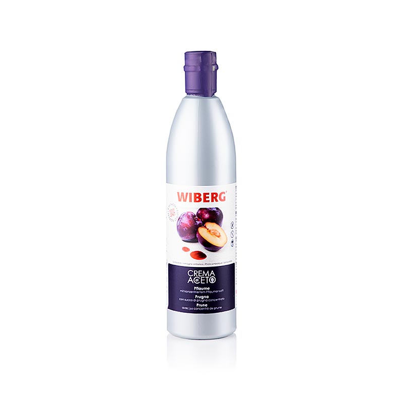 WIBERG Crema di Aceto, Pflaume, Squeeze Flasche, 500 ml