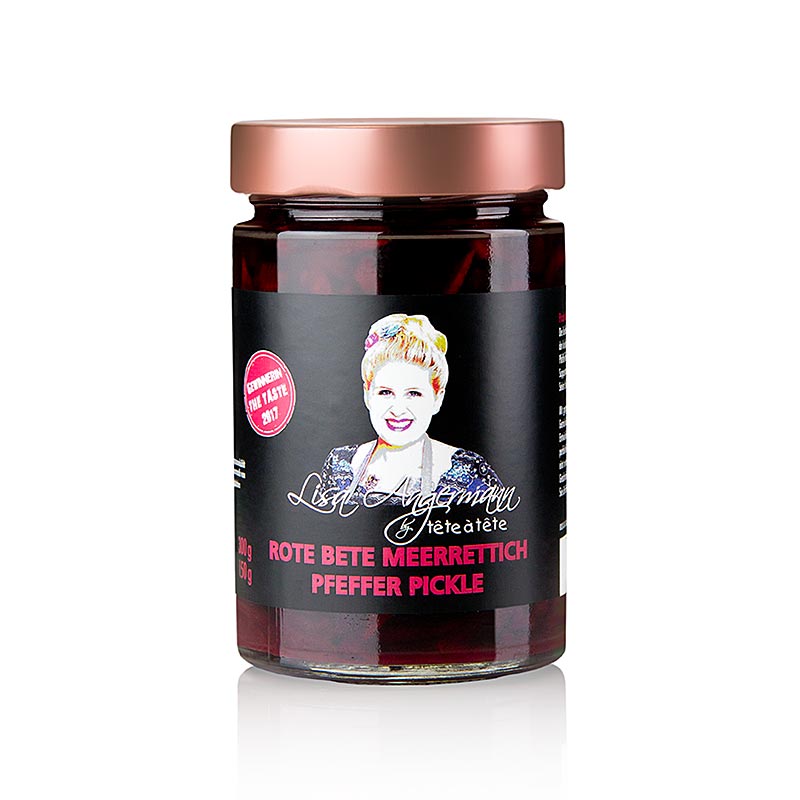 Rote Bete - Meerrettich - Pfeffer Pickle, by Lisa Angermann, 300 g