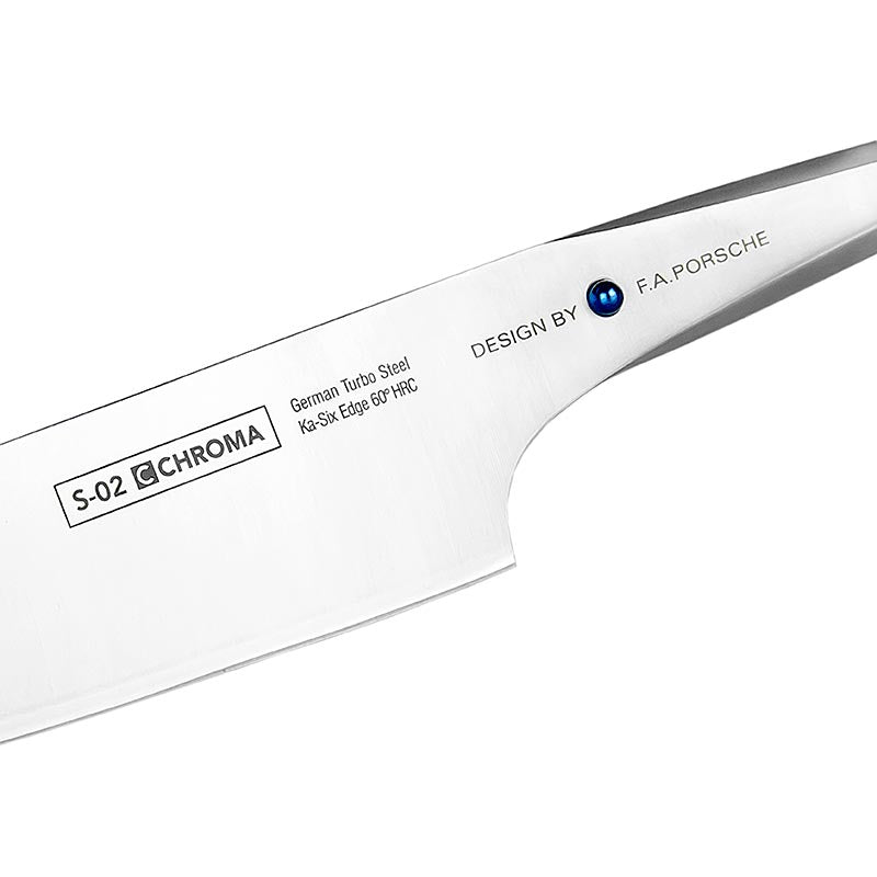 S02 Chroma Turbo Santoku Messer mit KA-SIX Schneide, 17,8cm, 1 St