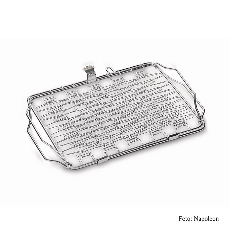 Napoleon Grillzubehör - Flexibler Grill-Korb, 40x26x8,6cm, Edelstahl, 1 St