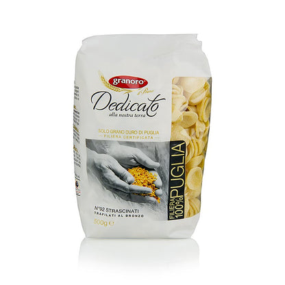 Granoro Dedicato - Strascinati, grosse Orecchiette, No.92, 10 kg, 20 x 500g