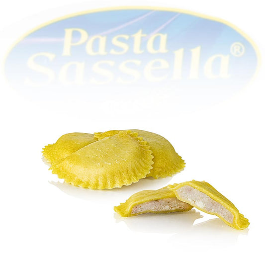 Frische Ravioli/Panzerotti mit Gorgonzola-Walnuss-Füllung, Sassella, 500 g