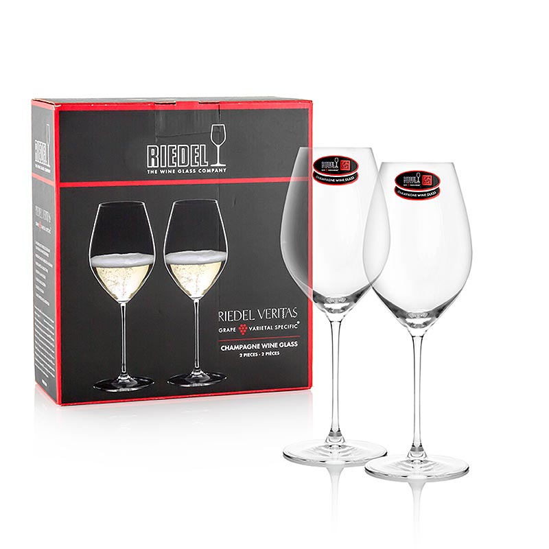 Riedel Veritas Glas - Champagner (6449/28), im Geschenkkarton, 2 St