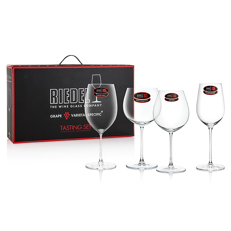 Riedel Veritas Glas - Verkostungs Set 2x Weiß & Rot (5449/47), im Geschenkkarton, 4 St