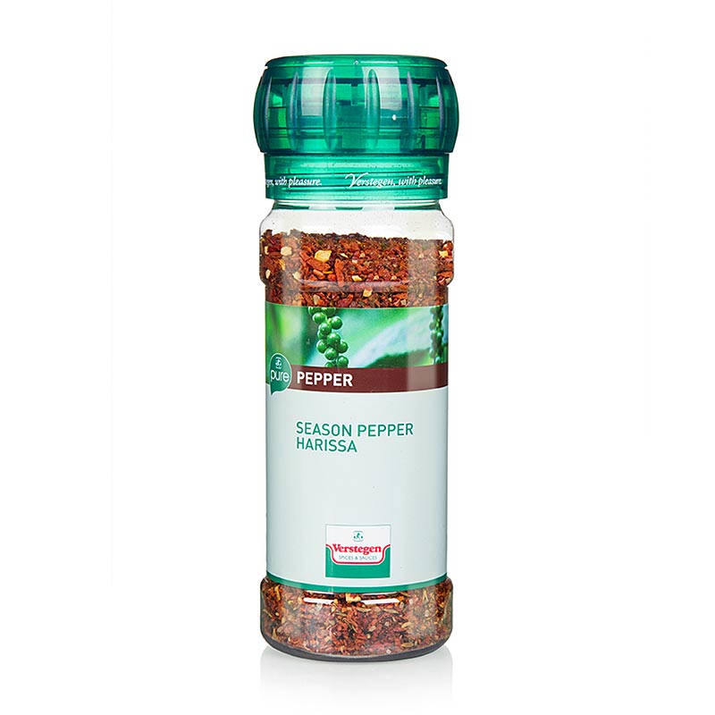 Verstegen - Season Pepper Harissa pure, Paprika Kräutermischungen mit Salz, 270 g