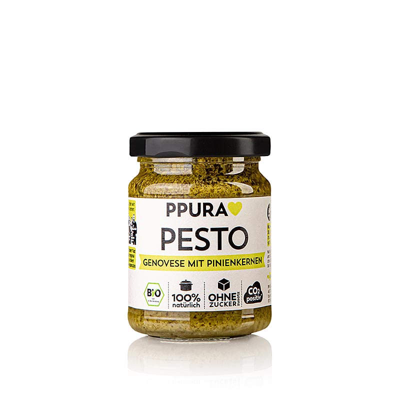 Ppura Pesto alla Genovese, mit Pinienkernen, BIO, 120 g