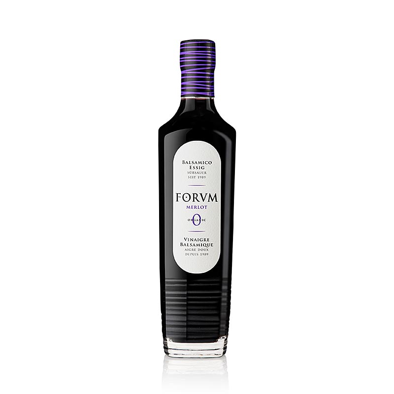 FORVM Merlot Balsamico Essig, 6,5% Säure, BIO, 500 ml