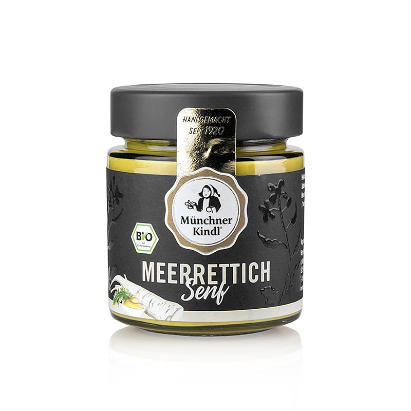 Münchner Kindl Meerrettichsenf, BIO, vegan, 125 g