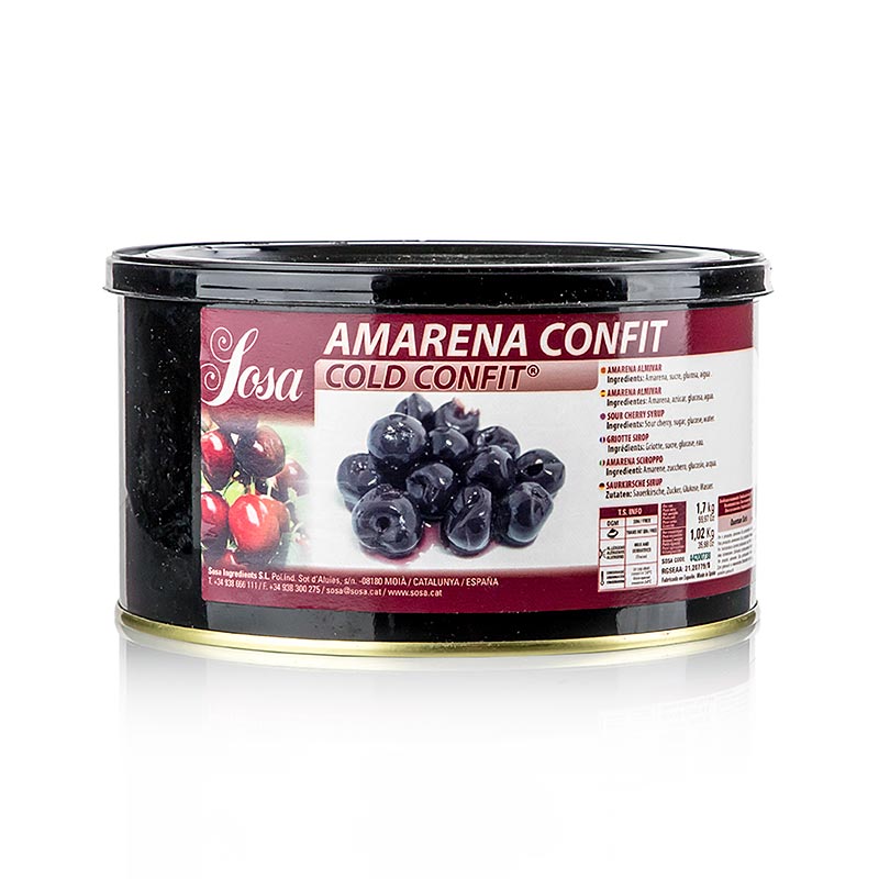 Sosa Cold Confit - Amarena Kirschen, ganz (37206), 1,7 kg