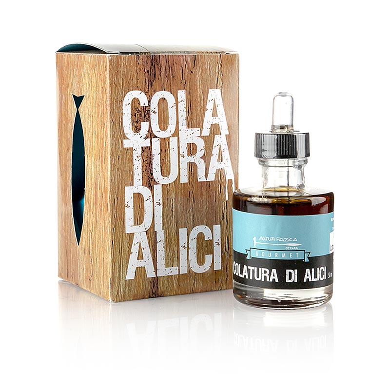 Colatura di Alici, Sardellensauce, Pipettenflasche, Acquapazza, 50 ml