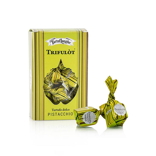 Tartuflanghe Mini Trüffelpralinen "trifulòt", Pistazie 105 g