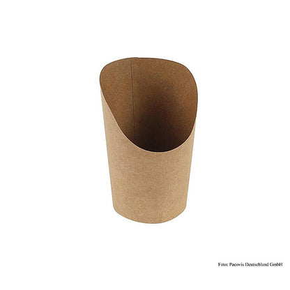 Einweg Naturesse Take Away Wrap Becher, Kraft/PLA, 480ml, 8/6x14cm, 1.000 St