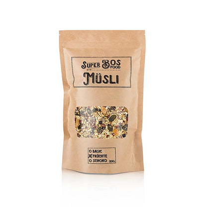 BOS FOOD "Super Müsli" - Früchte, 500 g