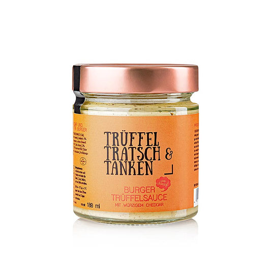 Gewürzgarten "Trüffel, Tratsch & Tanken" Burgersauce mit Cheddar & Trüffel, 180 ml